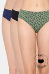 Rosaline Radiant Dream Medium Rise Full Coverage Bikini Panty (Pack of 3) - Multicolor — thumbnail 1